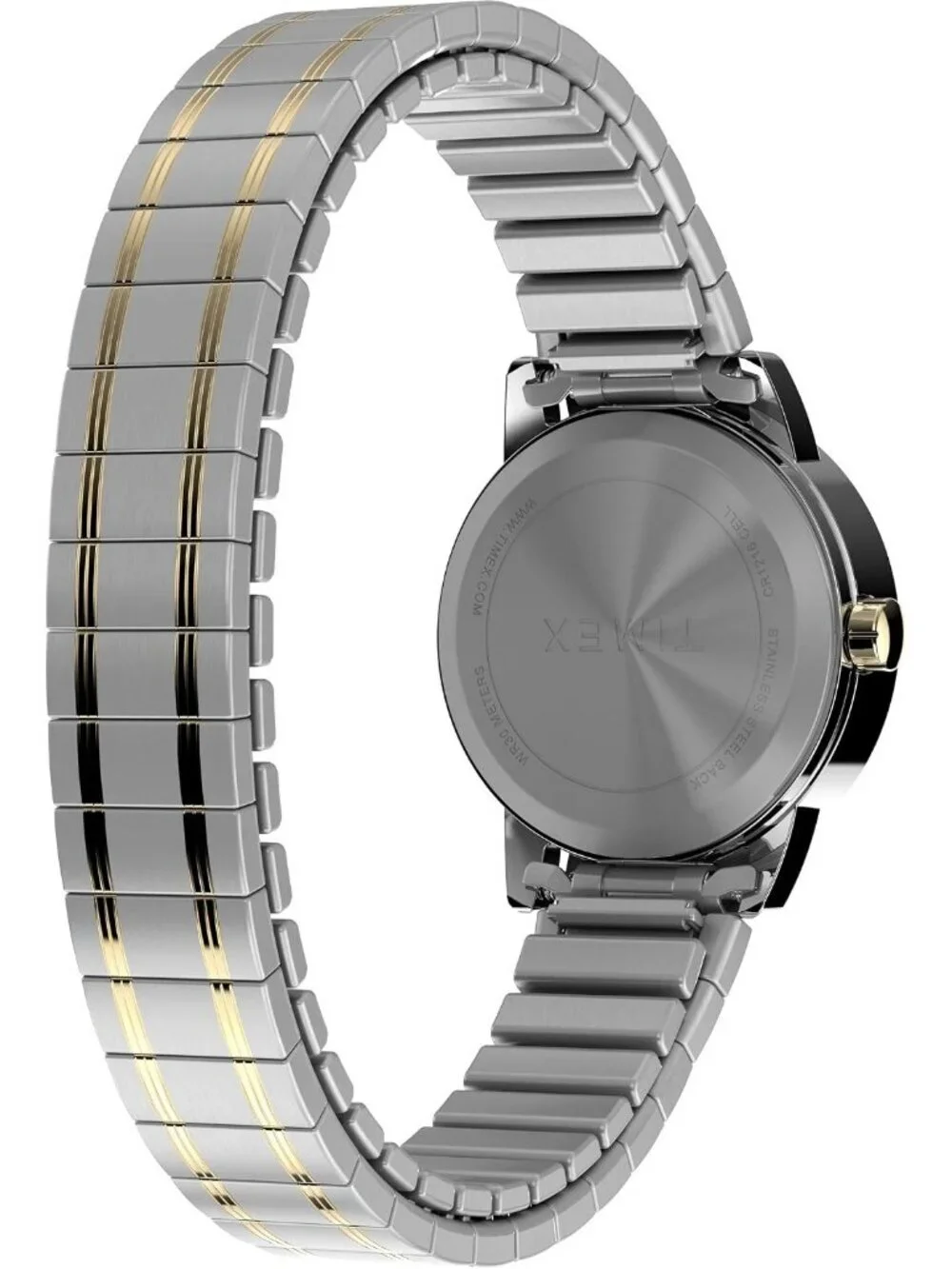 Women's White And Silver Analog Quartz Solid Easy Reader Classic Bracelet Watch
